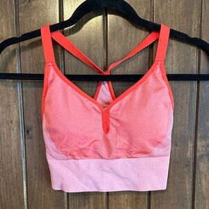 Nike Red and Pink Sports Bra